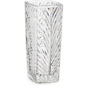 Gift Decor - Vase carrée avec design en cristal, 15