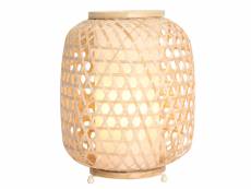 Lampe à poser organic (h30cm) en bambou naturel