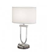 Lampe de table chromée 1 Ampoule Diamètre 31 Cm