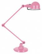 Lampe de table Signal / 2 bras - H max 60 cm - Jieldé rose en métal