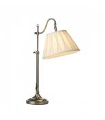 Lampe de table Suffolk Laiton antique 1 ampoule 60cm