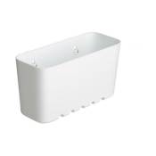 Plasticos Tatay - Panier de salle de bain à ventouses Rectangulaire Blanc Tatay 4520101
