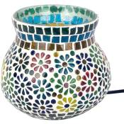 Signes Grimalt Lampe de bureau de meubles Lampes de lampes marocaines multicolores 16x16x14cm 26343 - multicolour
