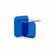 Table d'appoint Sol / Verre - 50 x 46 x H 51 cm - ClassiCon bleu en verre