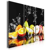 Tableau moderne cuisine salade de fruits, 90x60cm -