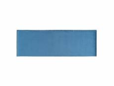 Tête de lit 180 x 6 x 60 cm tissu synthétique bleu