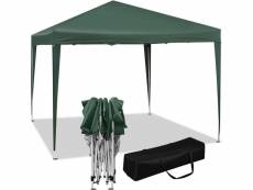 Tonnelle de jardin-tente pliante-protection du soleil uv 50+ hauteur réglable 3x3m-vert
