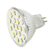 Trade Shop Traesio - Lampe Spot Led 5w 12v Smd Mr16 Warm White Light 450 Lumen Gu5.3 -blanc Chaud- - Blanc chaud