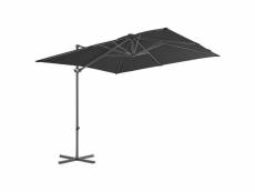 Vidaxl parasol avec base portable anthracite 276337