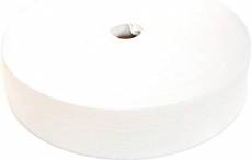 25 Mètre Elastique Plat / Ruban 40 mm large - Blanc