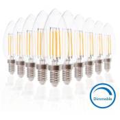 Arum Lighting - Lot de 10 Ampoules led E14 4W cog Dimmable