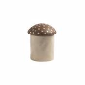 Boîte Mushroom Medium / Ø 14 cm x H 16.5 cm - Céramique - & klevering marron en céramique
