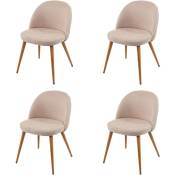 Chaise de conception Lounge Orlando M10 Cromo Fabric 55x60x80cm en daim