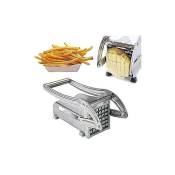 Crea - Stainless Steel Manual Potato Cutter French Fries Slicer Potato Chips Maker