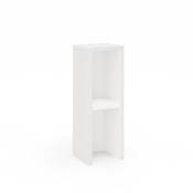 Decowood - Table d'appoint Lina petite blanche - white