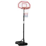 Homcom - Panier de Basket-Ball sur pied avec poteau