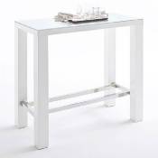 Inside75 - Table de bar design janis 120 x 60 cm finition