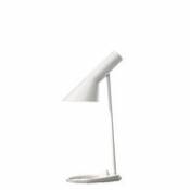 Lampe de table AJ Mini (1960) / H 43 cm - Louis Poulsen blanc en métal