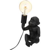 Lampe singe résine noir H24cm Atmosphera créateur