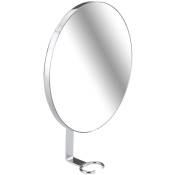 Miroir Anti Buée, Miroir Cosmétique Turbo-Loc® fixation sans perçage, Acier Inox, 17x23x4 cm, Brillant - Wenko
