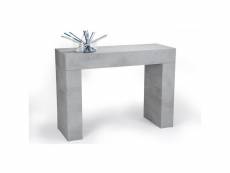 Mobili fiver, table console, evolution, béton, made in italy