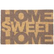 Paillasson coco, Home Sweet Home, avec motif, tapis