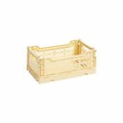 Panier Colour Crate Small / 26 x 17 cm - Hay jaune en plastique