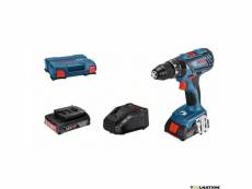 Perceuse a percussion bosch professional gsb 18v-28 + 2 batteries 2,0ah + chargeur gal 18v-20 + l-case BOS4059952546902