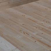 Plancher pour abris bois Skara 10 65 m² et Skara + pergola ép.28 mm