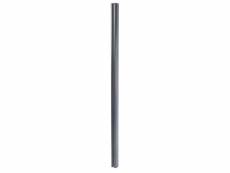 Poteau aluminium sarthe-wpc clôture, poteau pilier, système enfichable ~ 240cm, gris