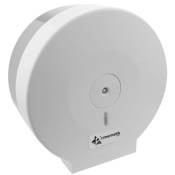 Primematik - Porte-Rouleau de papier toilette en gros. Distributeur industriel blanc en rouleau 268x123x273mm