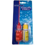 Recharge pour trousse d'analyse ph chlore piscine - Astralpool