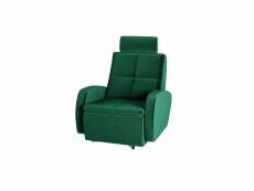 Siblo fauteuil pivotant en tissu riviera 38 vert