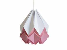 Suspension origami bicolore en papier - taille xl