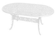 Table ovale Industry Garden / L 152 cm - Métal ajouré - Seletti blanc en métal