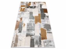 Tapis acrylique elitra 6215 abstraction vintage gris