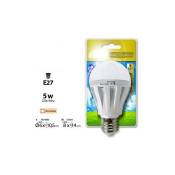 Trade Shop Traesio - Lampe Led Globe Bulb 5 Watt Socket E27 Cold Light 6500k