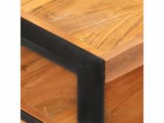 Vidaxl table basse 120x60x40 cm bois d'acacia massif