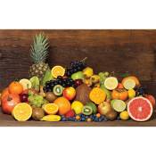 Affiche fruits exotiques pour cuisine , 60x40cm - made