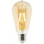 Ampoule Déco filament led ambrée 4W E27 400lm 2500K