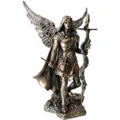 Anges - Statuette saint Gabriel de couleur bronze