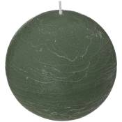 Bougie boule rustique vert eucalyptus 445g - Atmosphera