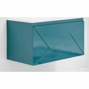Caisson meuble suspendu Ancodesign - Bleu Larg 1000 - 2 tiroirs