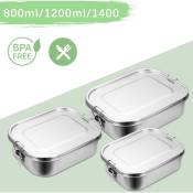 Einfeben - 800 + 1200 + 1400 ml lunch box lunch box