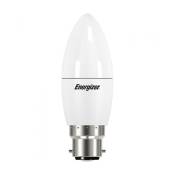 Energizer - Ampoule led flamme B22, 470 Lumens, 5.2W/40W, 2700 k