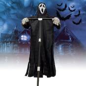 Fantôme robe épouvantail oiseau pastorale protection halloween cri fantôme - black