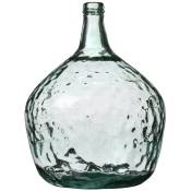 Fornord - Vase dame Jeanne 16L verre recyclé D29 H42 - Transparent