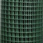 Grillage plastique vert 9x9 mm Taille 0,5 x 5 m - Vert