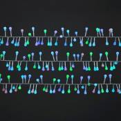 Guirlande lumineuse Boule câble transparent 240 LED multicolore électrique