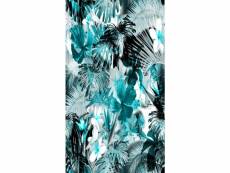 Homemania tapis imprimé blue jungle 1 - nature - décoration de maison - antidérapants - pour salon, séjour, chambre à coucher - multicolore en polyest